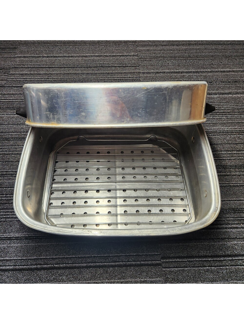 Vintage Frigidaire Radiant Wall Broiler Pan w Rack Aluminum Spatter Free Grill